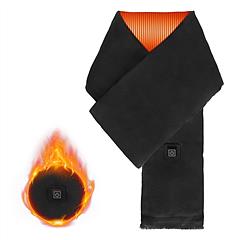 Electric Heated Winter Scarf USB Heating Neck Wrap Unisex Heated Neck Shawl Soft Warm Scarves with 3 Heating Modes for Outdoor Cycling Skiing Skating 