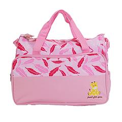 5Pcs Baby Nappy Diaper Bags Set Mummy Diaper Handbags with Diaper Pad Food Bag Bottle Bag Travel Tote Bags For Mom Dad