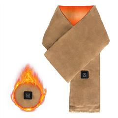 Electric Heated Winter Scarf USB Heating Neck Wrap Unisex Heated Neck Shawl Soft Warm Scarves with 3 Heating Modes for Outdoor Cycling Skiing Skating 