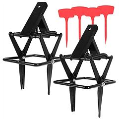 2PCS Easy Setup Mole Scissor Traps Outdoor Reusable Mole Rodent Control Trap Solid Metal Material For Lawn Garden Yard