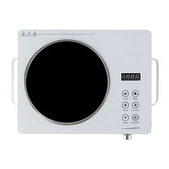 3500W Electric Single Ceramic Stove Electric Cooktop Hot Plate Infrared Countertop Burner with 12 Power & Temperature Levels 0-3H Timer Portable Handl