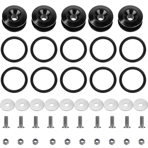 5Set Car Quick Release Bumper Fasteners Front Rear Bumper Holders Trunk Fender Hatch Lids Kit