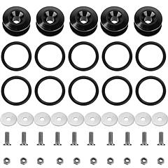5Set Car Quick Release Bumper Fasteners Front Rear Bumper Holders Trunk Fender Hatch Lids Kit