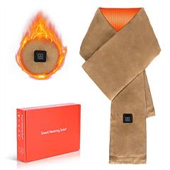 Electric Heated Winter Scarf USB Heating Neck Wrap Unisex Heated Neck Shawl Soft Warm Scarves with 3 Heating Modes for Outdoor Cycling Skiing Skating 
