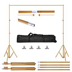 6.5 x 10ft Photo Video Studio Backdrop Background Stand Adjustable Heavy Duty Photography Backdrop Support Stand Set with Carrying Bag Clamps 6.5 x 10ft Photo Video Studio Backdrop Background Stand Adjustable Heavy Duty Photography Backdrop Support Stand Set with Carrying Bag Clamps