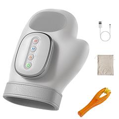 Hand Massager With Heat Compression Cordless Hand Massager for Arthritis Carpal Tunnel with 3 Modes 3 Heat Levels 5 Intensity Levels Disposable Gloves
