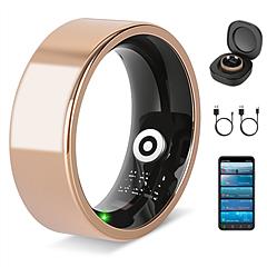 Smart Ring Health Tracker Fitness/Sleep/Stress/HRV Tracker with Charging Case Magnetic Charging Cable for Women & Men Compatible with iOS & Android 7-
