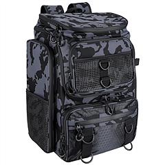 42L/11Gal Fishing Backpack Large Capacity Fishing Tackle Storage Bag with Rod Holders 16-Pocket Water-Resistant with Divider Adjustable Padded Straps 42L/11Gal Fishing Backpack Large Capacity Fishing Tackle Storage Bag with Rod Holders 16-Pocket Water-Resistant with Divider Adjustable Padded Straps