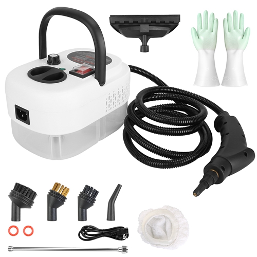2500W Handheld Steamer Cleaner Multifunctional Little Steamer Powerful High Temp Steam Clean Machine With Gloves for Cleaning Car Detailing Couch Floo