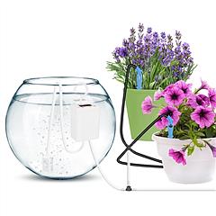 Automatic Plant Watering Device Indoor Drip Irrigation System with LCD Display Rechargeable Plant Watering Device Adjustable Timer for Up to 16 Drip A Automatic Plant Watering Device Indoor Drip Irrigation System with LCD Display Rechargeable Plant Watering Device Adjustable Timer for Up to 16 Drip A