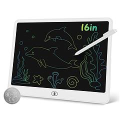 LCD Writing Tablet for Kids, Reusable Doodle Board with Stylus & Lock Function, One-Touch Erase Drawing Pad for Boys Girls Toddler Travel Learning Toy LCD Writing Tablet for Kids, Reusable Doodle Board with Stylus & Lock Function, One-Touch Erase Drawing Pad for Boys Girls Toddler Travel Learning Toy