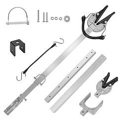 28-40In Adjustable Boat Transom Saver Transom Protector for Outboard Motor Shock Absorbing Boat Motor Support for Securing Engines Rollers Trailer Mou