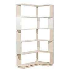 5-Tier L-Shaped Corner Bookshelf, 35.43